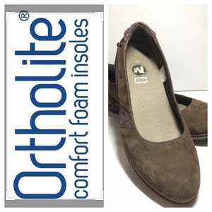 Merrell Ortholite Elles Q form Suede Coffee Bean